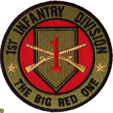 1st Infantry Division Patch The Big Red One | Army Patches -TheCheapPlace