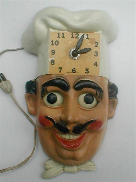 Chef Wall Clock | Clock, Vintage wall clock, Novelty clocks