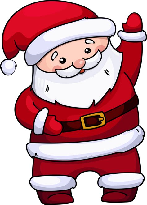 divertido personaje de dibujos animados de navidad santa claus 12224867 PNG