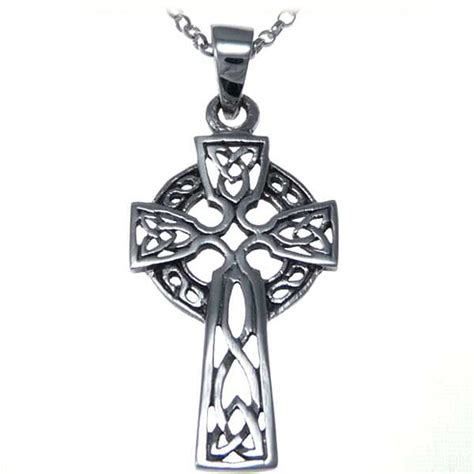 Sterling Silver Celtic Cross Pendant With 18' Silver Chain ** Visit the image link for more ...