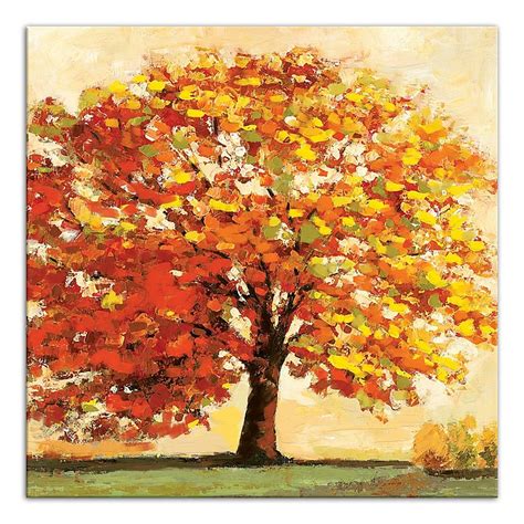 Fall tree painting – Artofit