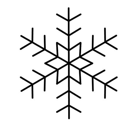 easy snowflake drawing step by step - Danika Creel