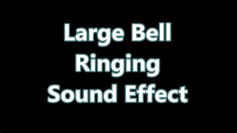 Large Bell Ringing Sound Effect - YouTube