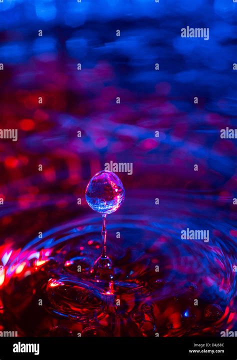 Water Droplet splash Stock Photo - Alamy