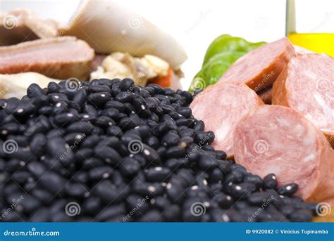 Feijoada Ingredients stock photo. Image of meat, background - 9920082