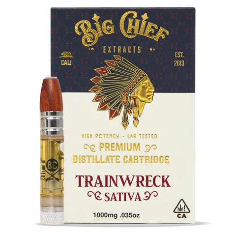 Big Chief THC Cartridge 1G - Trainwreck Sativa – UrbanWellnessCo