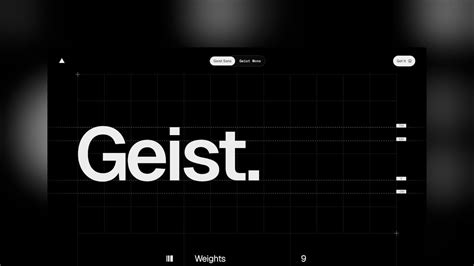 Geist Font - One Page Website Award