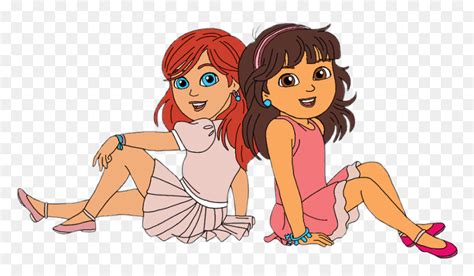 Kate Dora Friends Freetoedit - Cartoon, HD Png Download - vhv