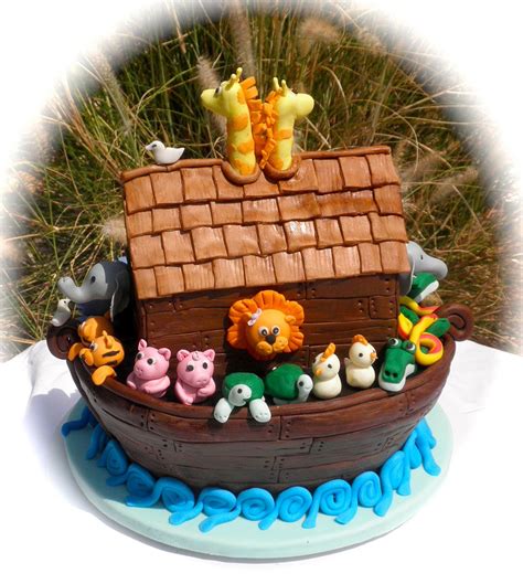 Sweet T's Cake Design: Noah's Ark Baby Shower Cake