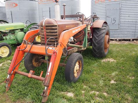 Massey Harris 444 W/ Front End Loader, Running Antique Tractor - Bodnarus Auctioneering