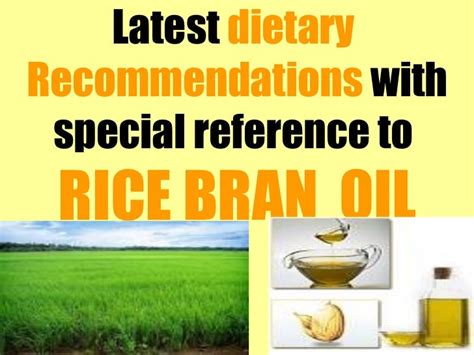 Benefits of Rice Bran Oil