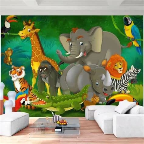 Mural de pared para niños