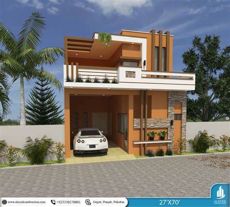 7 Marla House Designs - AlSyed Construction Company Pakistan