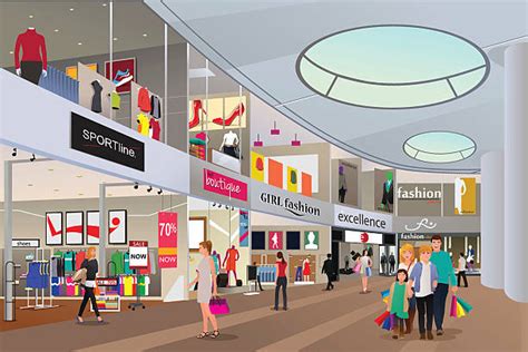 Shopping Mall Illustrations, Royalty-Free Vector Graphics & Clip Art ...