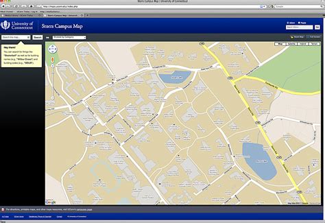 New Storrs Campus Map Debuts - UConn Today