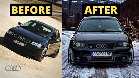 Building a 250HP Audi A3 8L 1.8T In 3 Minutes | Project Car Transformation - YouTube