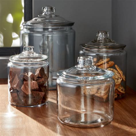 Heritage Hill Glass Jars with Lids | Crate & Barrel Canada