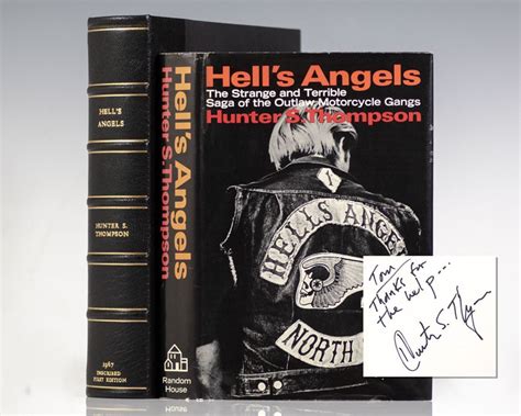 Hell’s Angels Hunter Thompson First Edition Signed Rare Book