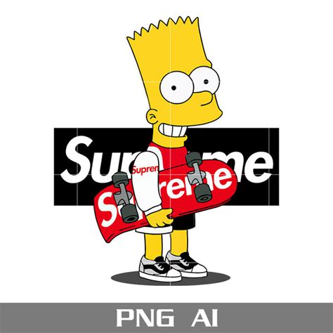 Bart Simpson Supreme Png, Supreme Brand Png, Bart Simpson Pn - Inspire ...