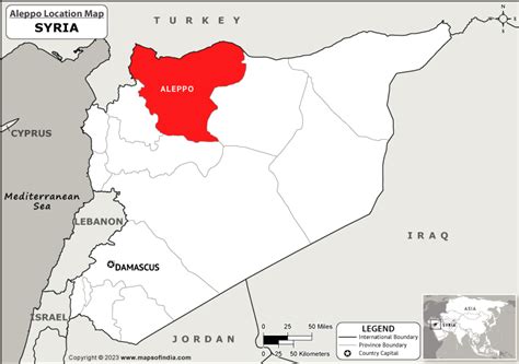 Where is Aleppo Located in Syria? | Aleppo Location Map in the Syria