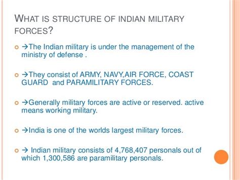 Indian paramilitary forces presentation