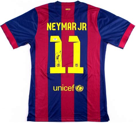 Neymar Signed Barcelona Nike Authentic Soccer Jersey (PSA LOA) | Pristine Auction