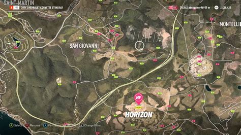 Forza Horizon 2 Map Boards