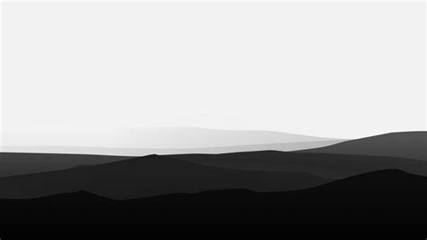 2048x1152 Minimalist Mountains Black And White 2048x1152 Resolution HD 4k Wallpapers, Images ...