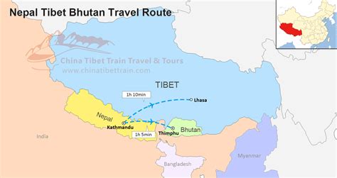 Tibet and Nepal Travel Maps: Where is Tibet and Nepal and How to Travel ...