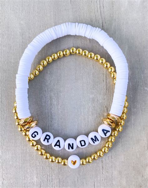 Grandma Bracelet / Grandma Name Bracelet / Gift for Grandma / Nana ...