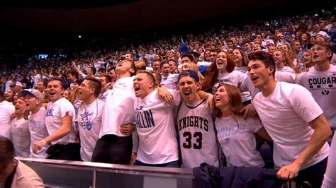 BYU fans bring the noise at the Marriott Center
