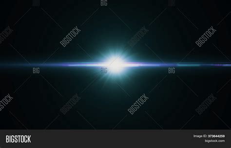 Anamorphic Lens Flare Image & Photo (Free Trial) | Bigstock