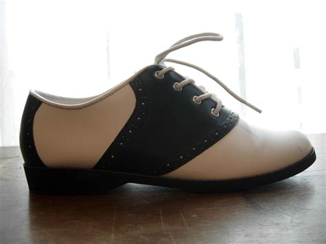 Black and White Saddle Oxfords Size 5