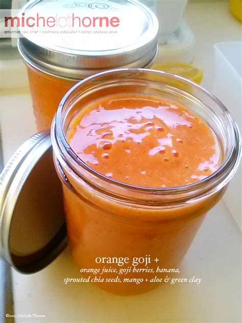 ORANGE GOJI SMOOTHIE RECIPE