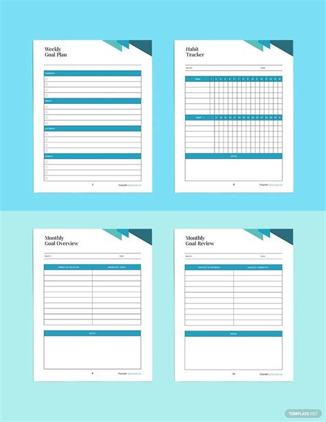 Sample Goal Planner Template - Download in Word, Google Docs, PDF, Apple Pages | Template.net ...