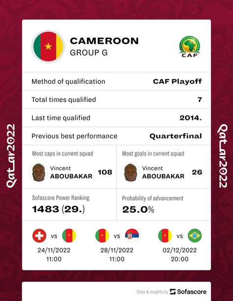 2022 World Cup: Country profile - Cameroon - SportsDesk