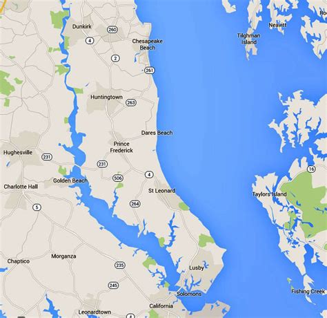 Maps of the Chesapeake Bay