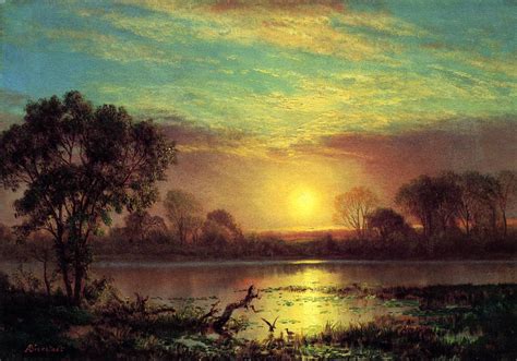 Oil paintings art gallery: Paintings By Albert Bierstadt, (1830 - 1902) , German American Painter