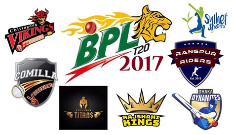 Bangladesh Premier League 2017 Teams Logos HD Images