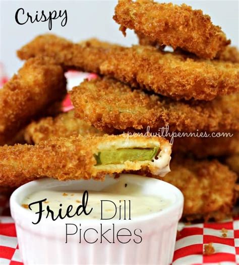 Crispy Fried Dill Pickles - Spend With Pennies