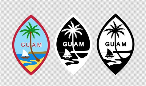 Guam Flag Graphic SVG Vector Clip Art Cut Files for Cricut - Etsy Denmark