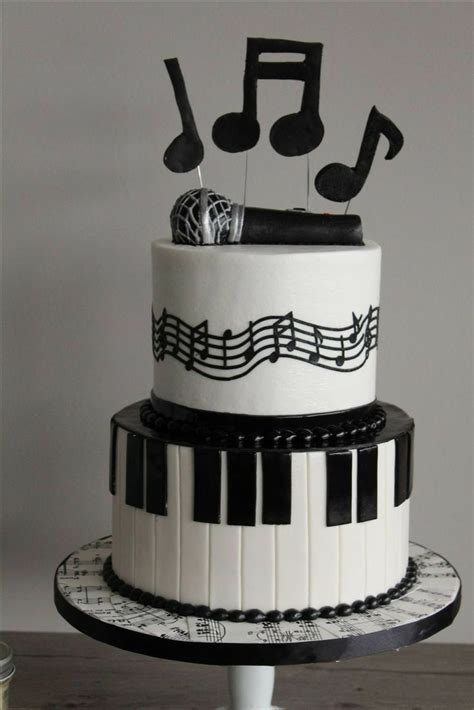 Music themed cake | Bolo tema musica, Bolo musical, Bolos de aniversário cerveja