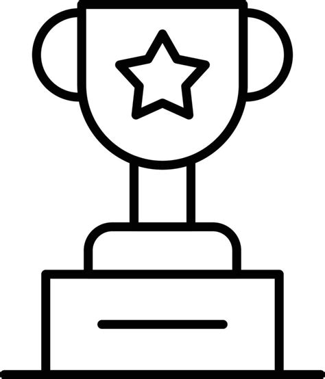 Trophy Outline Icon 9248021 Vector Art at Vecteezy