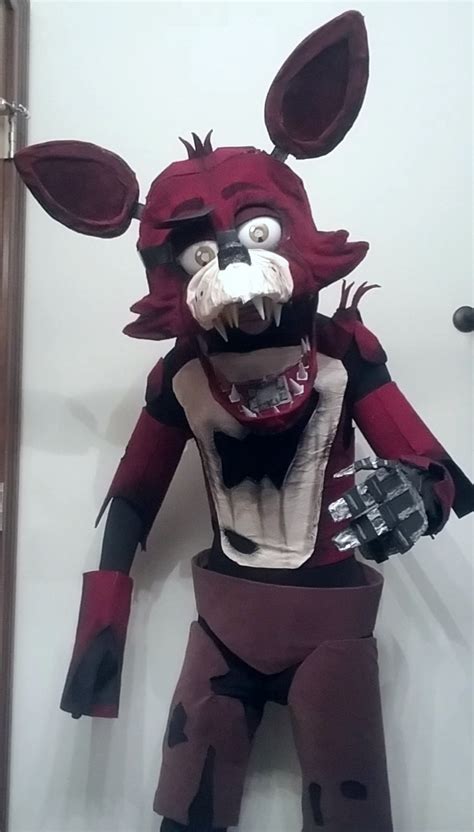 Foxy Costume - The nightmare foxy costume for boys includes a jumpsuit, a nightmare foxy mask, a ...