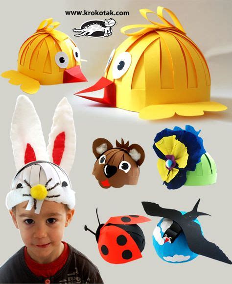 120 Hats kids can make ideas | crafts for kids, preschool crafts, crafts