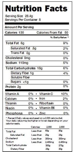 √ cape cod potato chips nutrition facts 302552-Are cape cod potato ...