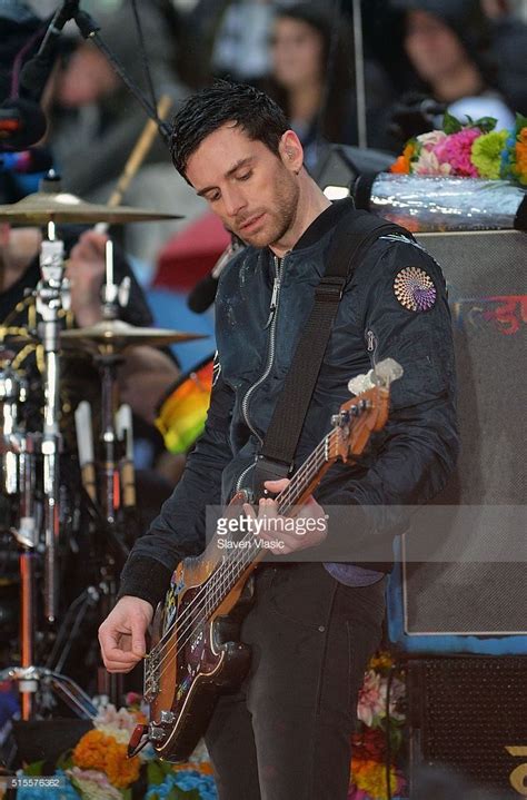 Bassist Guy Berryman of Coldplay performs on NBC's "Today" at ...