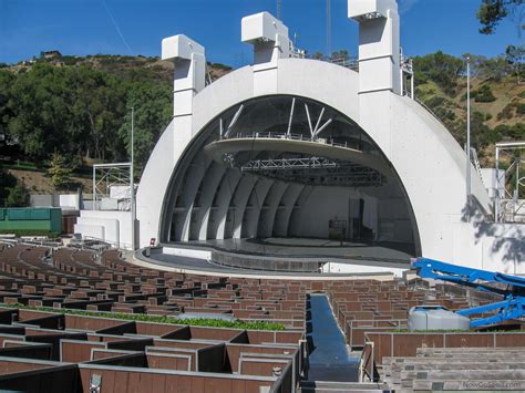 Visiting the Hollywood Bowl.