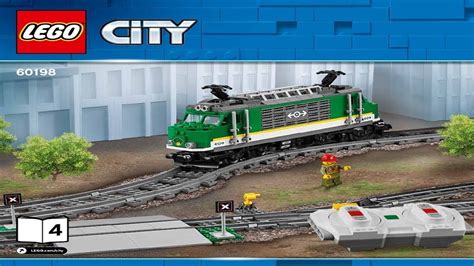 LEGO instructions - City - Trains - 60198 - Cargo Train (Book 4) - YouTube