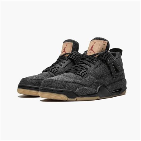 Levi's x Air Jordan 4 Retro "Black Denim" AO2571-001 - MeetIDEA